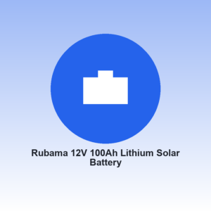 Rubama 12V 100Ah Lithium Solar Battery