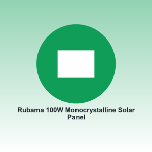 Rubama 100W Monocrystalline Solar Panel
